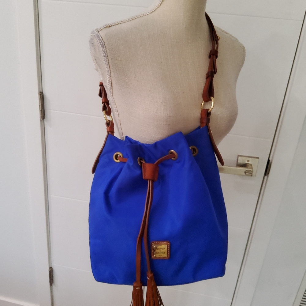 Dooney & Bourke Windham Small Kade Drawsting in French Blue - Picture 5 of 16